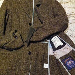 J.Crew Herringbone Yorkshire Tweed Moon England Wool Sport Coat Jacket